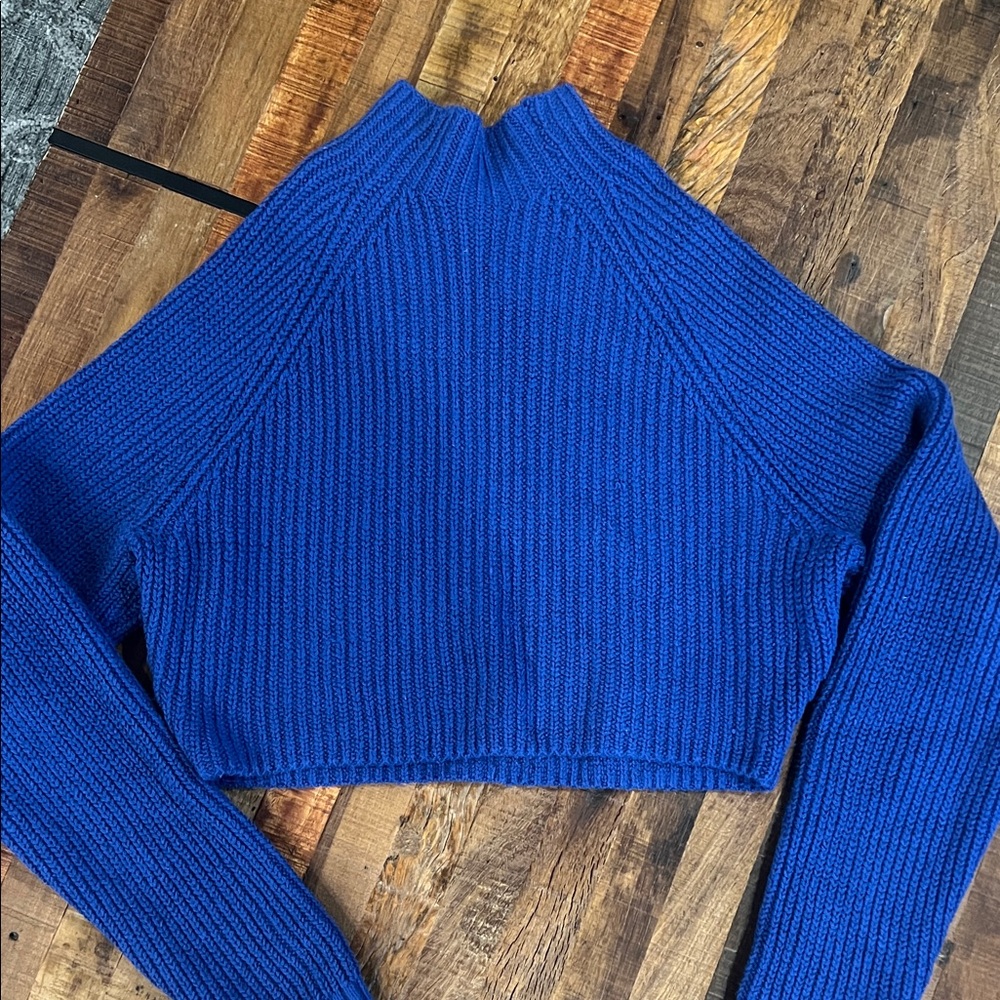 Hollister Royal Blue Knit Sweater